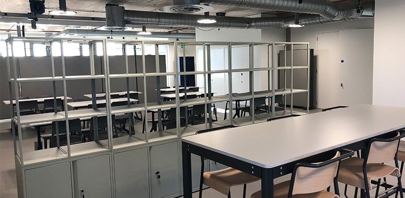 Classroom at Royal College of Art refurbished by ISG