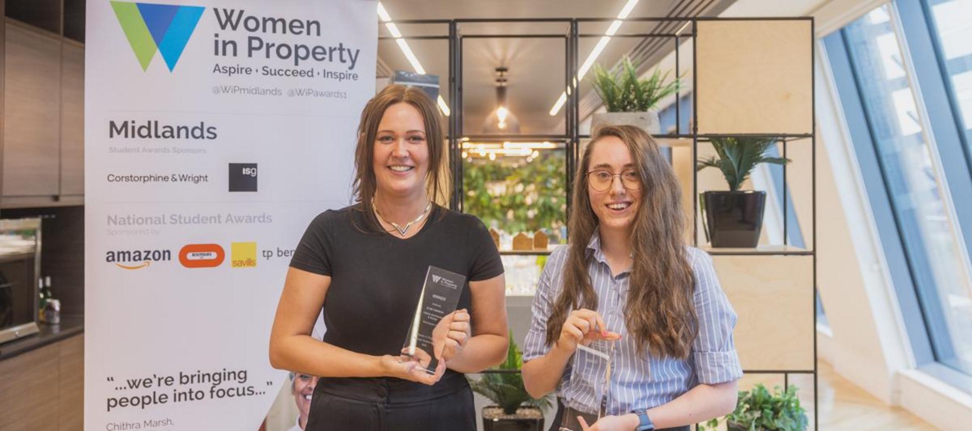 Winners of the Women in Property Midlands Student awards