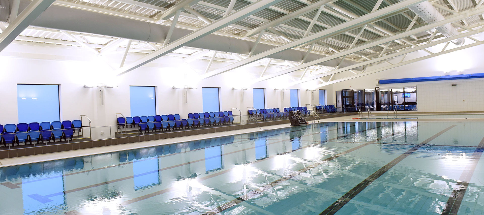 Swimming pool at Duncan Edwards leisure centre