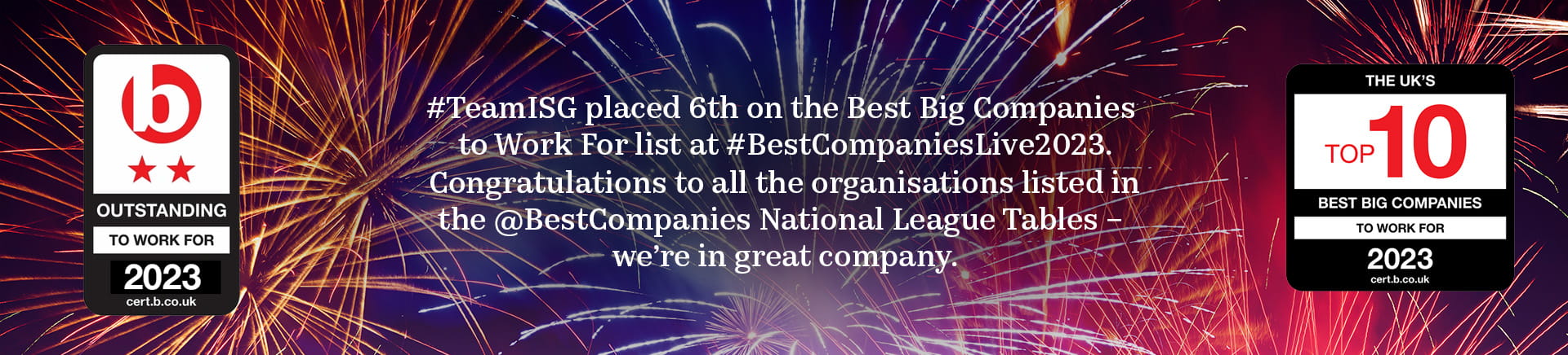 Best Big Companies - ISG