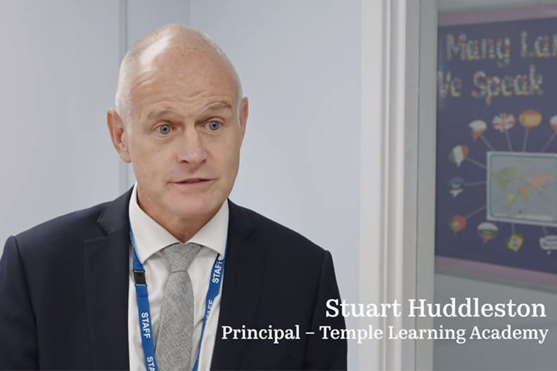 Stuart Huddleston - Principle at Temple Learning Academy