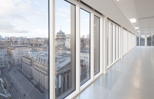 100 Queen Street - office fit out and extension - ISG - Glasgow -  What we did