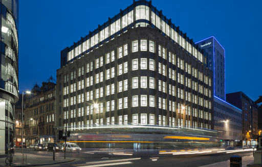 100 Queen Street - office fit out and extension - ISG - Glasgow - Results