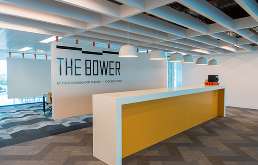 The Bower Reading office reception fit out
