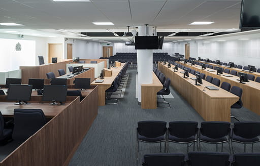 Hillsborough Inquests Coroners Court Facility interior - ISG