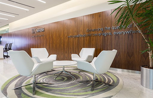 Nestle Dubai office fit out - ISG