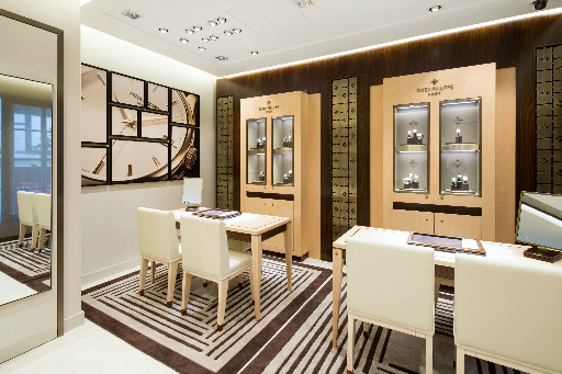 Consultation areas at Watches of Switzerland boutique fit out by ISG UK
