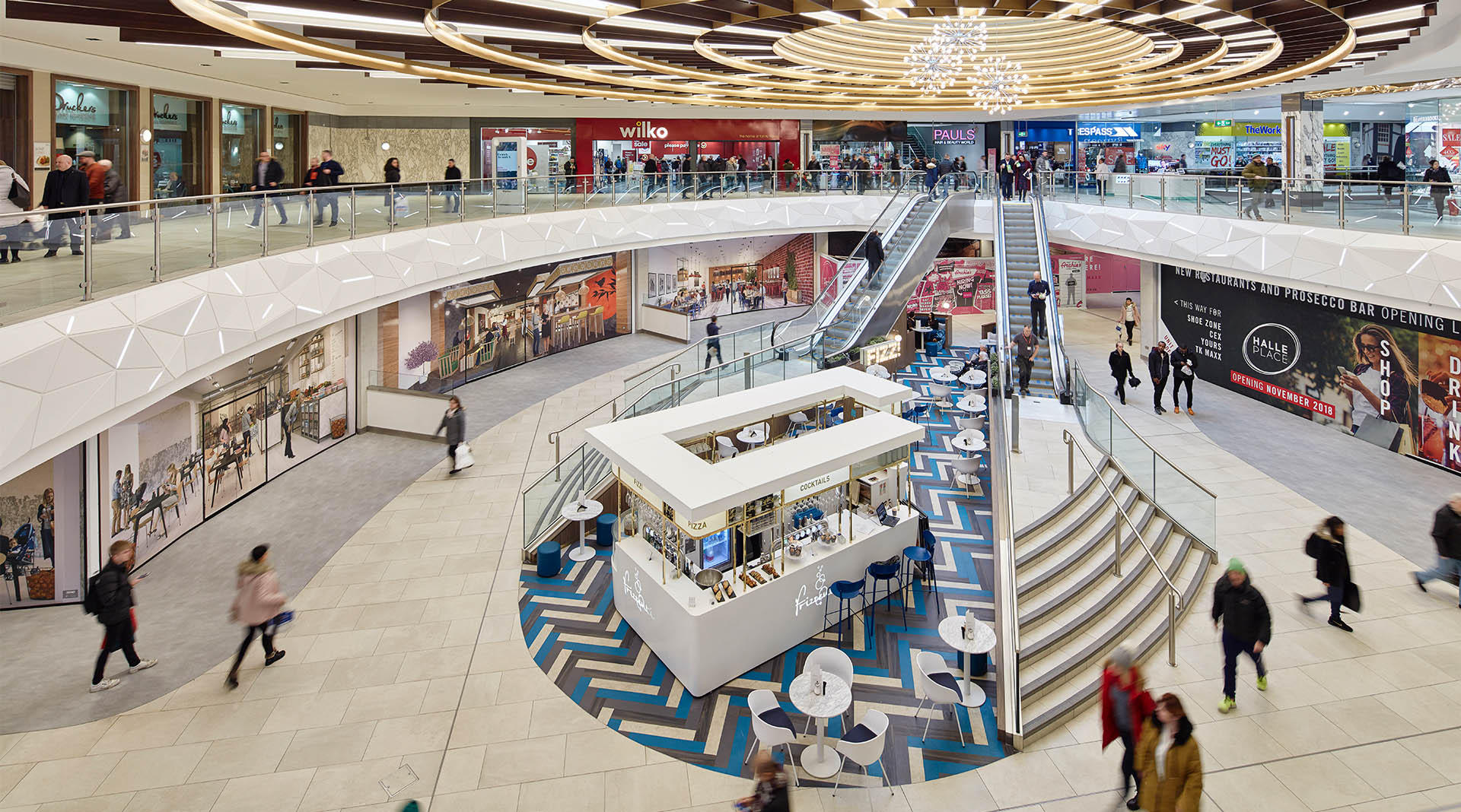 Halle Square Manchester Arndale shopping centre retail fit out by ISG UK