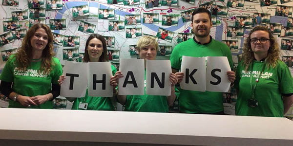 ISG reaches £200,000 fundraising target for Macmillan Cancer Support