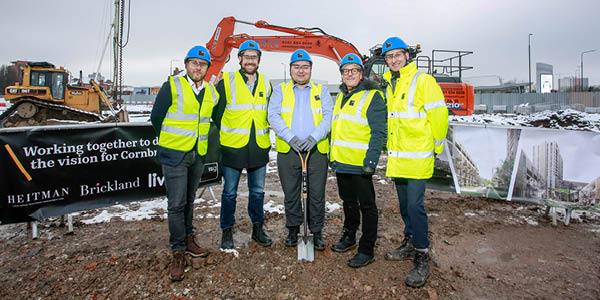 Breaking ground marks an exciting future for ISG’s Cornbrook development