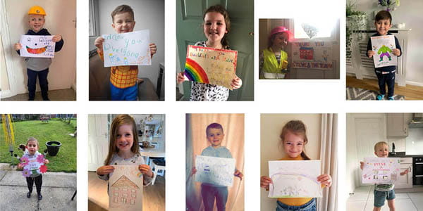 A heartfelt thank you from the children of Catterick 