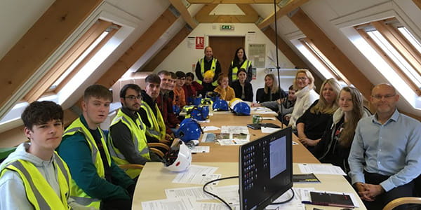Fife College students visit Velux