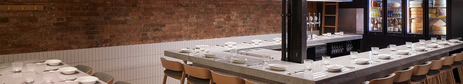 Table, bar, chairs