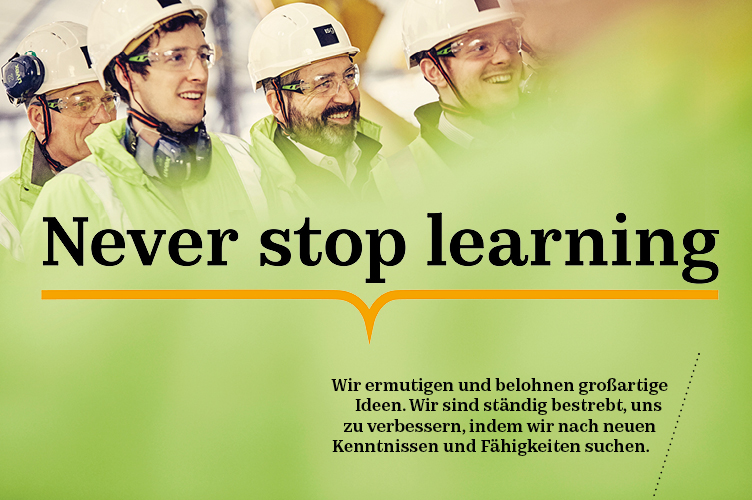Never stop learning | ISG 