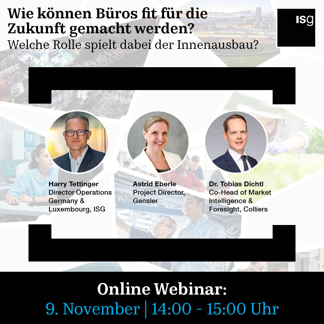 Webinar Office Fit out | ISG Germany