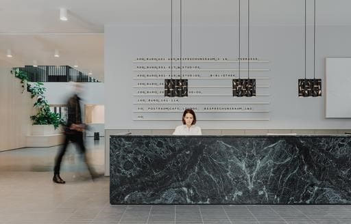 Reception desk