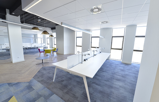 BT office interior fit out Madrid - ISG