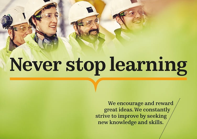 never stop learning | ISG