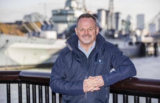 Peter Hutchinson Datacentre manager Digital Realty Dublin wearing blue raincoat