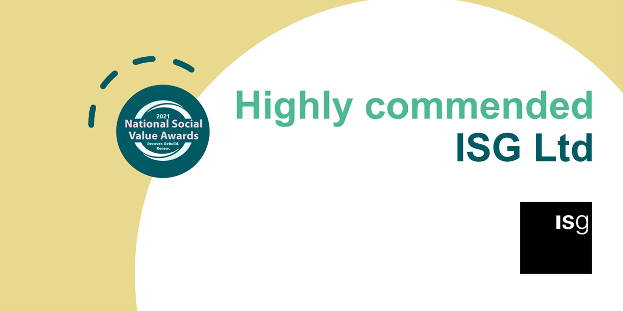 Highly commended National Social Value Conference 2021