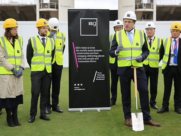 Lords Cricket Ground stands redevelopment breaking ground - ISG