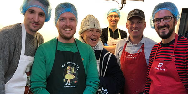 The ISG team at 60 Whitfield Street in Fitzrovia recently volunteered at The Soup Kitchen, a local charity that provides free food and clothing to hundreds of homeless people in London. 